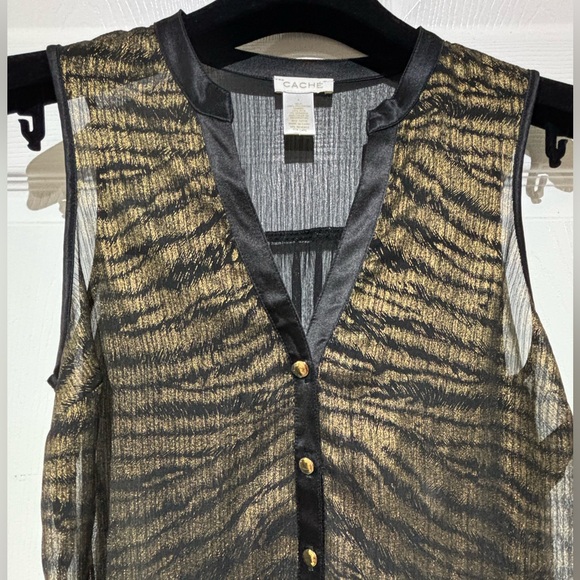 Cache Sleeveless blouse size S - Picture 6 of 10